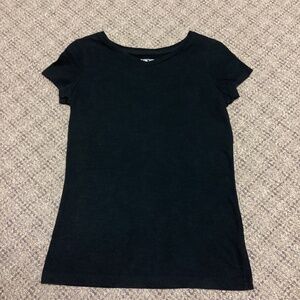 Cherokee Black V-neck Short Sleeve Tee * Size Girls XL